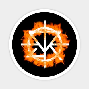 Seth Rollins Burning Logo Magnet